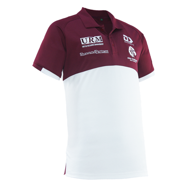 2026 MW Sea Eagles Mens Cotton Polo - White