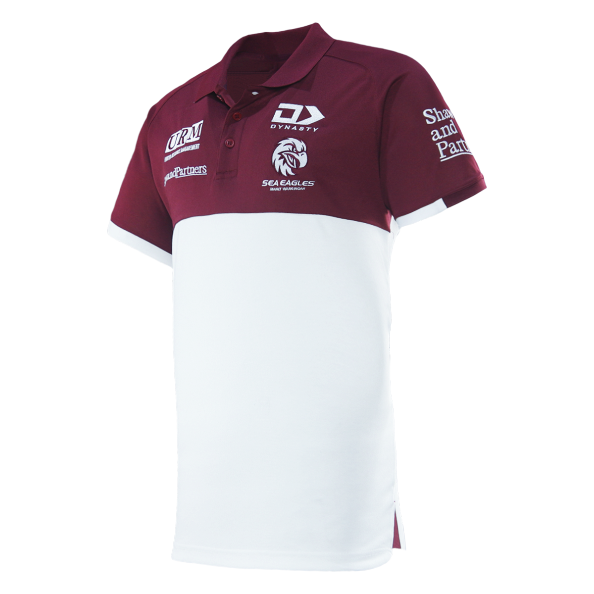 2026 MW Sea Eagles Mens Cotton Polo - White