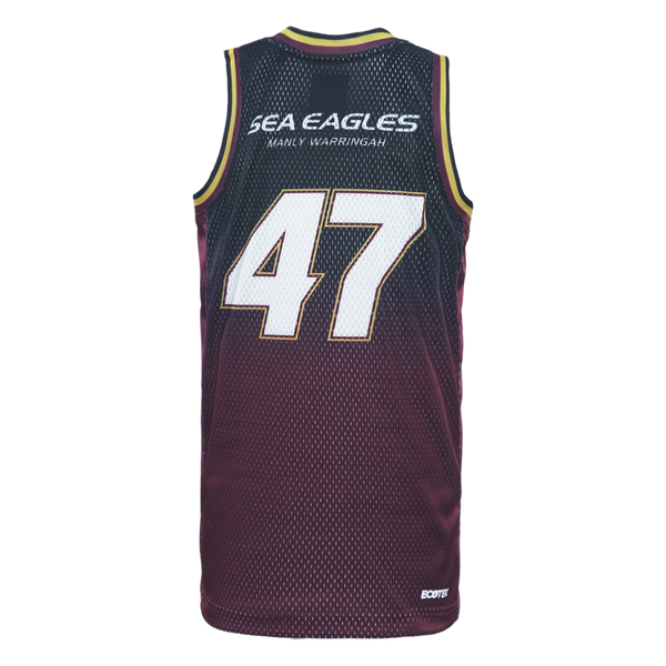 2026 MW Sea Eagles Junior Basketball Singlet - Fade