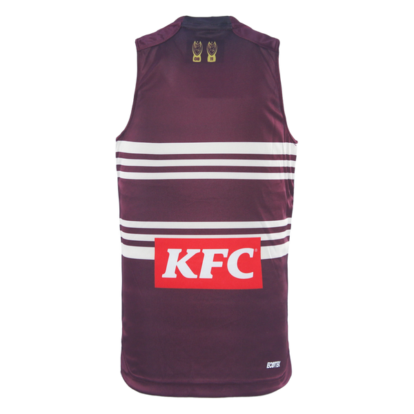 2026 MW Sea Eagles Mens Training Singlet - Maroon