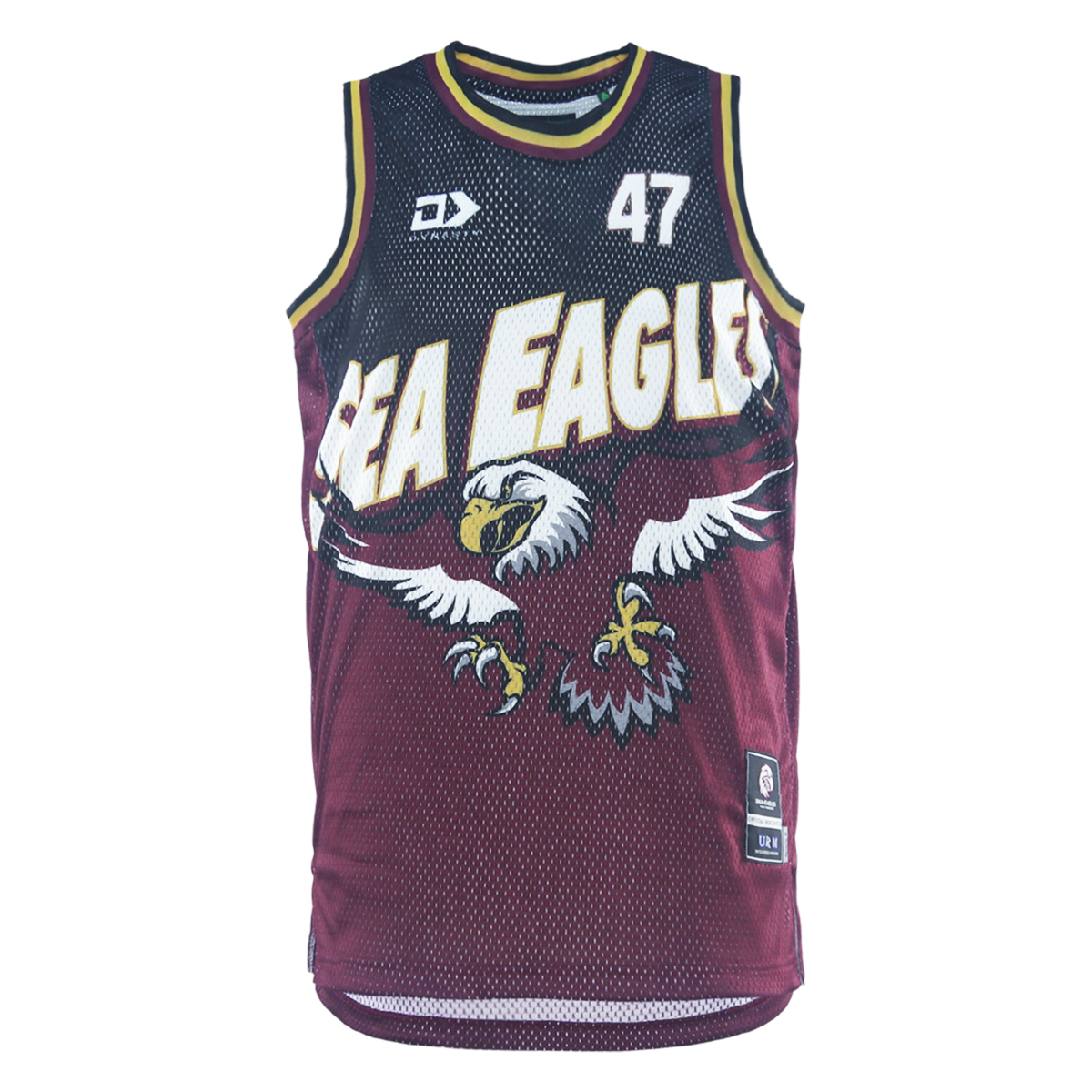 2026 MW Sea Eagles Mens Basketball Singlet - Fade