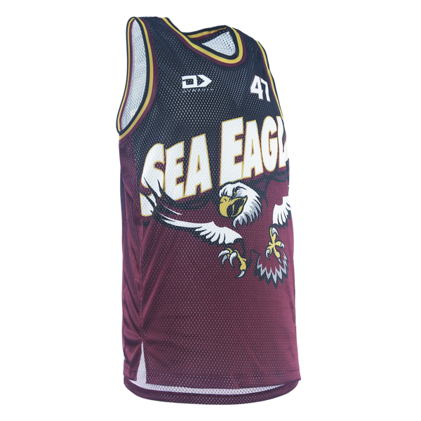 2026 MW Sea Eagles Mens Basketball Singlet - Fade