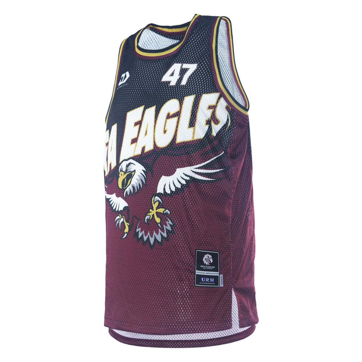 2026 MW Sea Eagles Mens Basketball Singlet - Fade