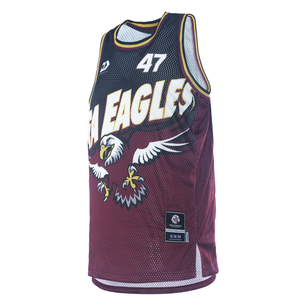 2026 MW Sea Eagles Mens Basketball Singlet - Fade