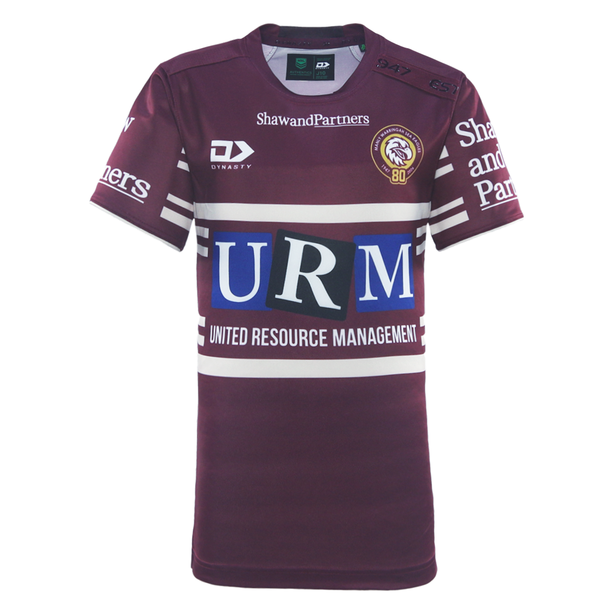 2026 MW Sea Eagles Junior Training Tee - Maroon