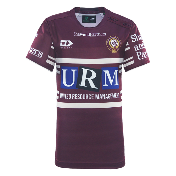 2026 MW Sea Eagles Junior Training Tee - Maroon