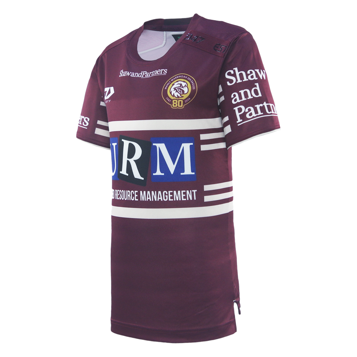 2026 MW Sea Eagles Junior Training Tee - Maroon