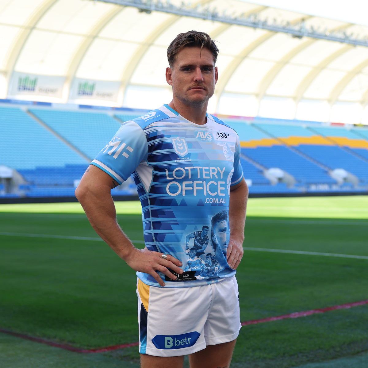 2026 Gold Coast Titans Adults Stand with Jai Jersey