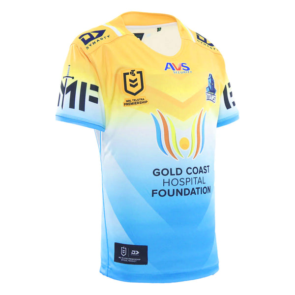 2026 Gold Coast Titans Junior Replica Away Jersey - Gold