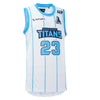 2023 Gold Coast Titans Mens White Basketball Singlet-RIGHT