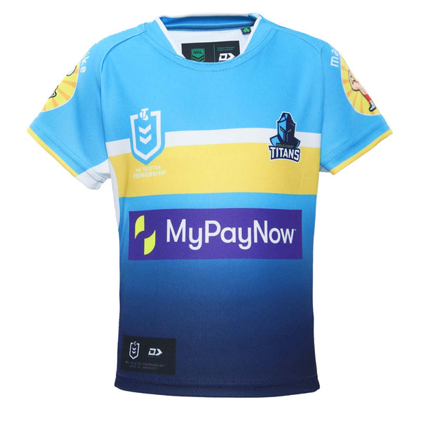 2023 Gold Coast Titans Toddler Replica Home Jersey-FRONT