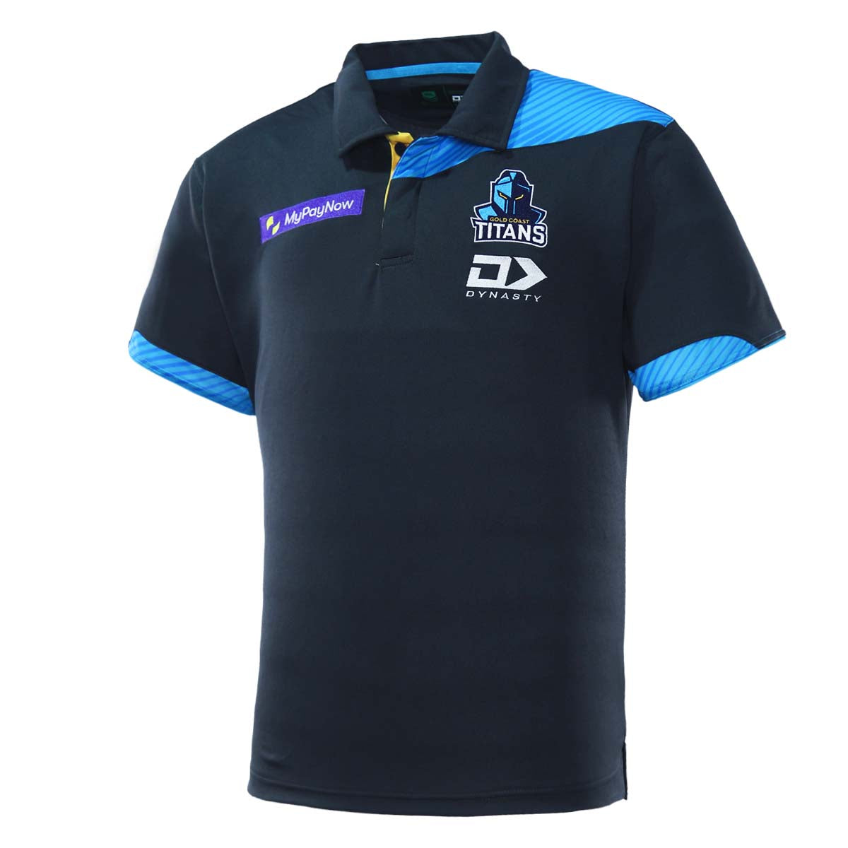 2023 Gold Coast Titans Mens Alternate Media Polo-LEFT